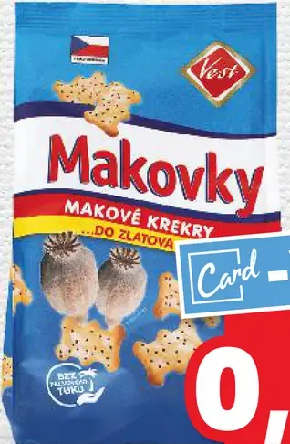 Makový krekry