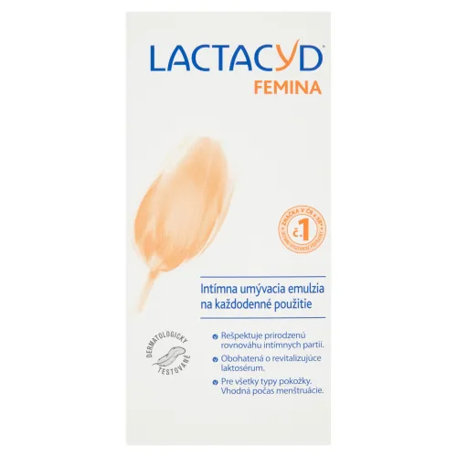 Lactacyd Femina intímna umývacia emulzia na každodenné použitie