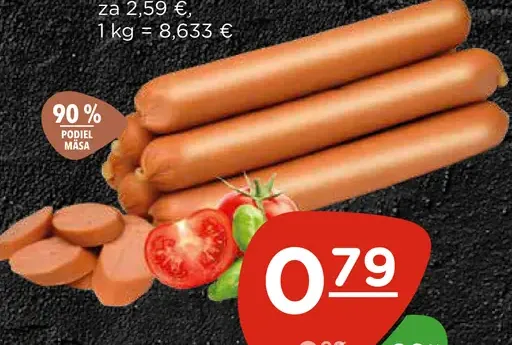Bognár párky prémiové
