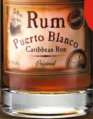 Puerto Blanco Karibský rum