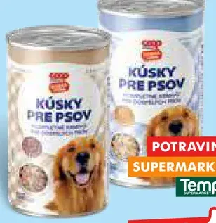 DOBRÁ CENA Krmivo kúsky pre psy