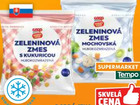 Zeleninová zmes mrazené