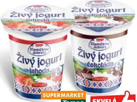 Mamičkine dobroty Živý jogurt ochutený