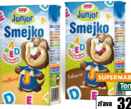 Kunín Junior Smejko ochutené mlieko