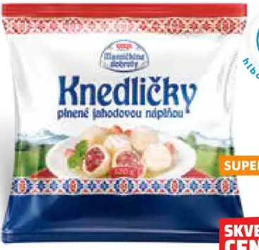 Mamičkina dobroty Jahodové knedličky