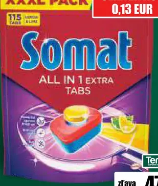 Somat All in 1 Extra tablety do umývačky riadu