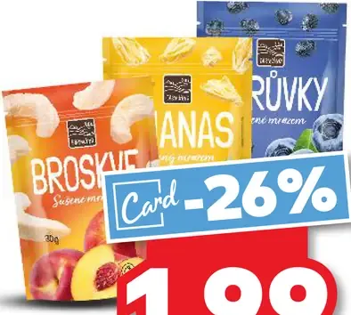 Sušené ovocie mrazom