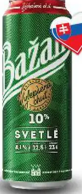 Bazal světlé pivo plechovka
