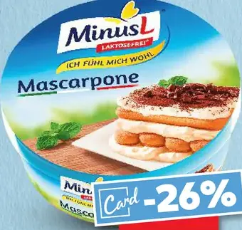 Minus L Mascarpone delaktozované