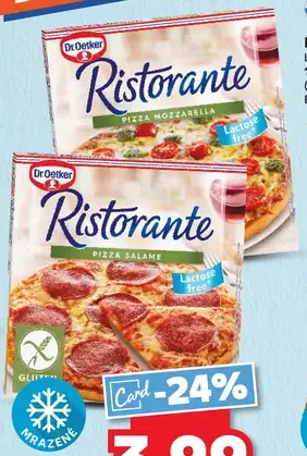 Dr. Oetker Ristorante Pizza bezlepkové rôzne druhy