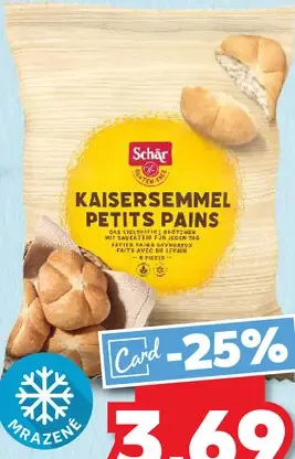 Schär Kaisersemmel bezlepkové