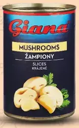 Giana Šampiňóny krájané v oleji