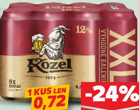 Kozel svetlý ležiak 12%