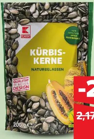 Tekvicové jadierka Naturell