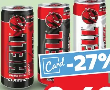 Hell energetický nápoj plechovka