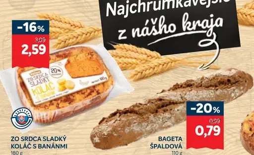 Zo srdca sladký koláč s banánmi