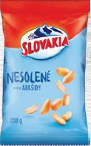 Slovakia Arašidy nesolené