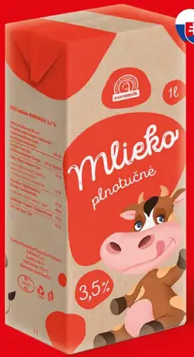 Euromilk Mlieko plnotučné
