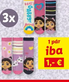 DreamWorks Gabby a jej kúzelný domček - ponožky