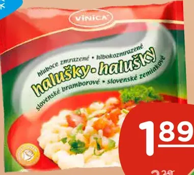 Vinica halušky zemiakové