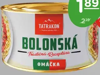 Tatrakon Omáčka bolonská