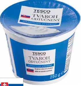 Tesco tvaroh odtučnený