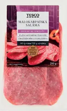 Tesco malokarpatská saláma