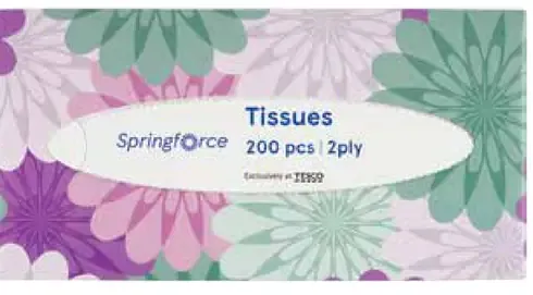 Tesco Springforce papierové vreckovky