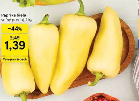 Biela paprika