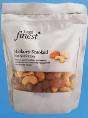 Tesco Finest zmes údených orechov