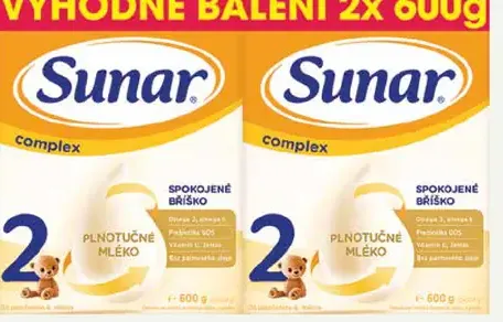 Sunar Complex dojčenské mlieko