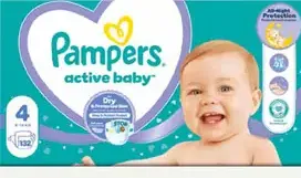 Pampers active baby plienky