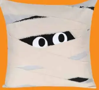 F&F Home dekoračný vankúš s motívom halloweenskej múmie