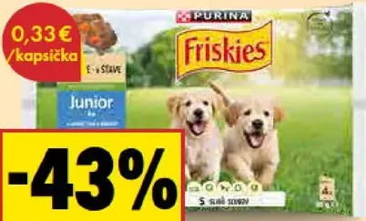 Friskies kapsičky Junior krmivo pre psy