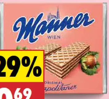 Manner Oblátky lieskovo-orieškové