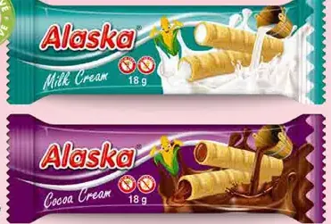Alaska Trubičky mliečne/kakaové