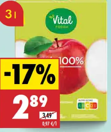 Vital Fresh Jablková šťava