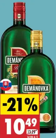 Demänovka Horká 38% / Medová 33%