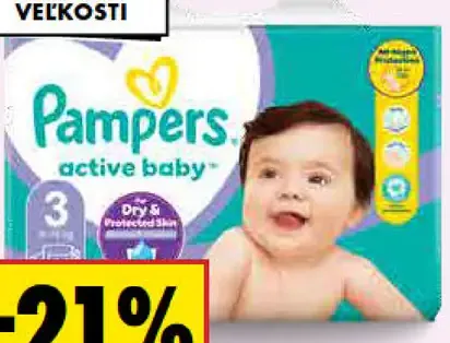 Active Baby Plienky veľkosť 3