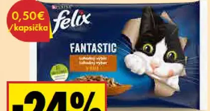 Felix krmivo pre mačky kapsičky v želé králik/jahňacina