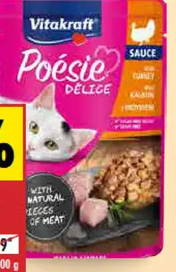 Vitakraft krmivo pre mačky paštéta morčacie Poésie Délice