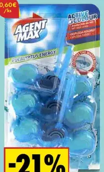 Tuhý WC blok Colour Agent Max