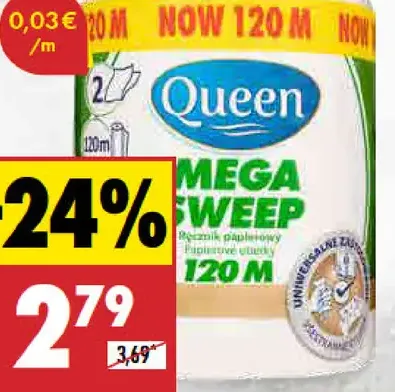 Queen Kuchynské utierky Mega