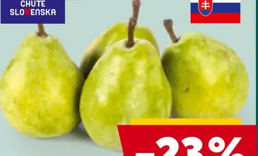Chute Slovenska hrušky Williams