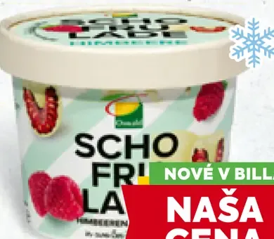 Schofrulade mrazené ovocie v čokoláde