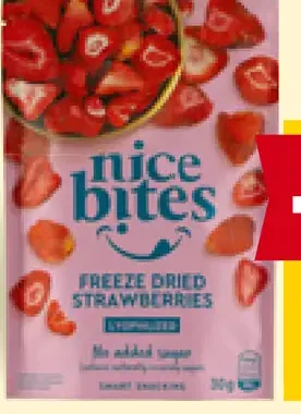 Nice bites jahody sušené mrazom
