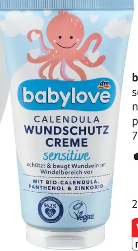 Babylove sensitive nechtíkový krém proti zapareninám