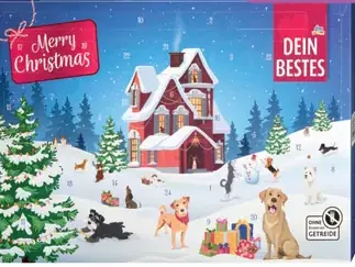 DEIN BESTES Merry Christmas adventný kalendár pre zvieratá viac druhov