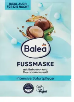Balea maska na nohy