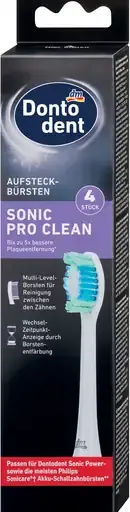 Dontodent Sonic Pro Clean náhradné hlavice